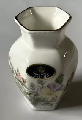 Buy Small Aynsley Wild Tudor Posy Vase Bone China Excellent Condition • 3.99£