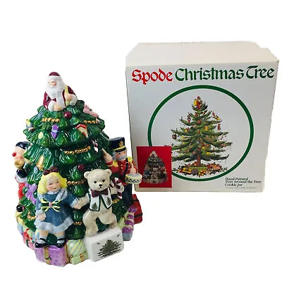 Buy 13  Spode Figural Christmas Tree Cookie Jar  Toys Around The Tree   Original Box • 57.56£