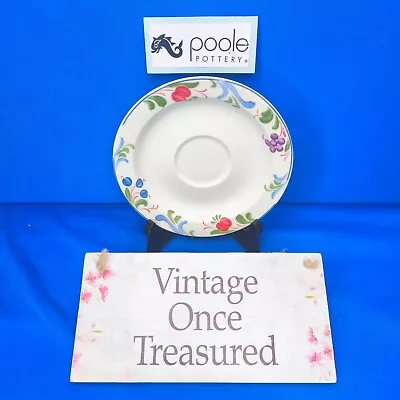 Buy Poole Pottery CRANBORNE * Rimmed SAUCER (6 1/8 , 15.5cm) * VGC * 6 Available • 3.95£