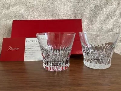 Buy Baccarat Vita 2019 Year Tumbler Crystal Rock Pair Glass Set Of 2 • 110.18£
