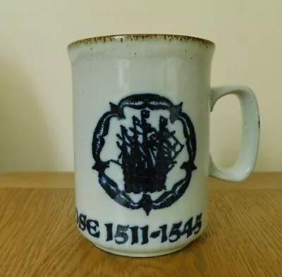 Buy Vintage Dunoon Ceramics Stoneware Mug The Mary Rose Made In Scotland • 9.95£