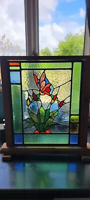 Buy Stained Glass Panel, Fire Screen, Art , Hand Made, Stained Glass Window • 80£
