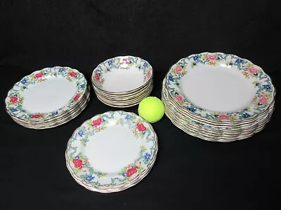 Buy Vintage Booths Floradora Pattern Plates Various Sizes, Bowls X27 Pieces • 20£