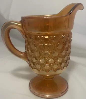 Buy Sowerby Carnival Style Glass Jug - Vintage - Collectible- Amber Glass • 9.99£