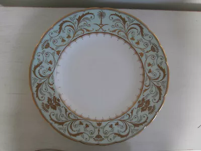 Buy ROYAL CROWN DERBY DARLEY ABBEY GREEN GOLD BONE CHINA DINNER PLATE - 2nd QUALITY • 33£