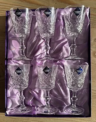 Buy EDINBURGH CRYSTAL LOMOND 6 SHERRY GLASSES - Lead Crystal • 50£