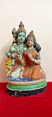 Buy 17  Antique VTG Old Pottery Terracotta Mud Hindu Lord Krishna Figure Idol Statue • 400£