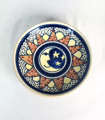 Buy Vintage Cornish Hill Pottery New Hampshire Moon Bowl • 43.43£