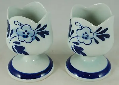 Buy 2 Delft Hand Painted Eggcups • 7£