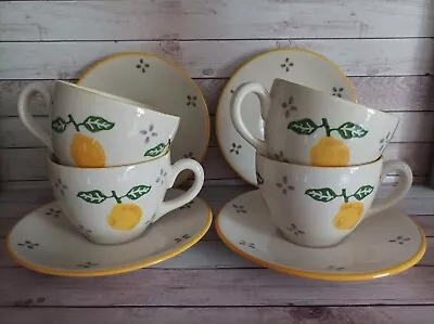 Buy Laura Ashley - Seconds - Summer Fruits - Cups & Saucers X 4 • 20£