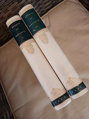 Buy PRAETERITA Two Volumes 1 & 2 By Ruskin 1886/7  1st Editions Rare Binding  VGC • 299£