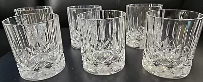 Buy Cut Crystal Whisky Tumblers Glasses X 6 • 16£