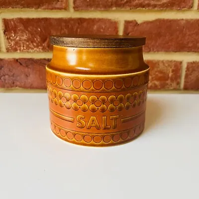 Buy Vintage Hornsea Pottery Saffron Salt Cannister. Small. 1970s • 12£