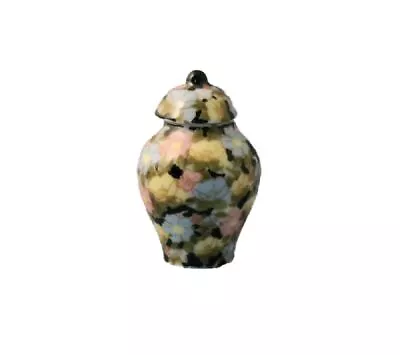 Buy Dolls House Floral Ginger Jar Vase Miniature Living Room 1:12 Ornament Accessory • 6.99£
