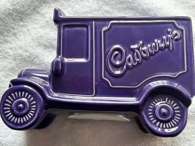Buy Vintage Ceramic Cadburys Purple Delivery Van Money Box By Wade Never Used New • 10£