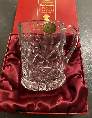 Buy Boxed Unused Royal Brierley English Lead Crystal Half Pint Glass Great Gift Idea • 20£