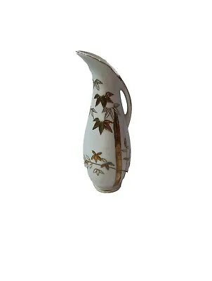 Buy Vintage Vase Pitcher - White W/Gold Bamboo Design  Japan 7 1/8  Tall  • 33.75£