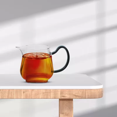 Buy Glass Tea Set With Milk Pitcher & Handle Cup - Coffee Accessories-QH • 12.65£