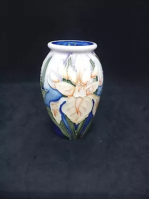 Buy MOORCROFT Small Vase 'Windrush' Design 1st Quality, 10.5cm Tall Debbie Hancock • 29.99£