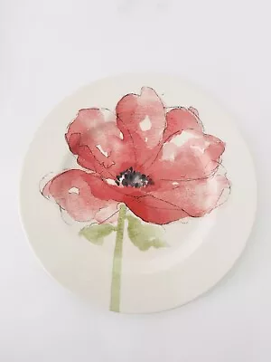Buy Royal Stafford 11  Dinner Plate Watercolour Flower Red Poppy • 12.50£