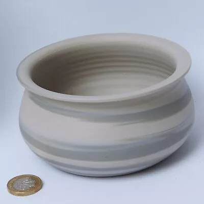 Buy Art Pottery Bowl By Sarah Nicholson Wendover Grey Decorative English  5  • 10£