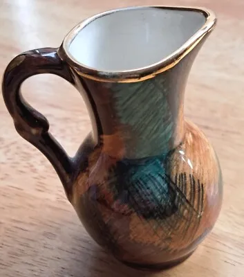 Buy Gorgeous Rare Mid Century  Oldcourt Ware Small Handle Vase, Hand Painted 31/10 • 5.50£