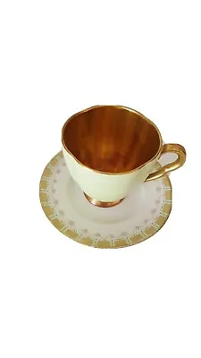 Buy Carlton Ware Vert Royal Green Tea Cup Art Dec England • 10.61£