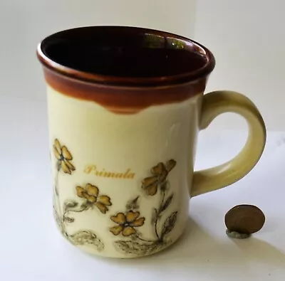 Buy Biltons Pottery England, Vintage Earthenware Mug With Primula Floral Design • 5.99£