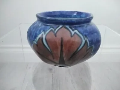 Buy Art Deco Clews & Co Chameleon Ware Hand Painted Vase By E. Firmstone #55 • 19.99£