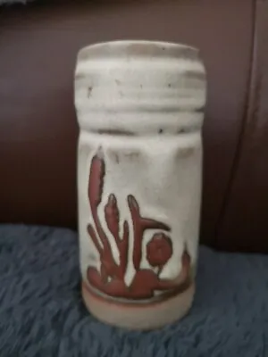 Buy Vintage 70s TREMAR Pottery Vase / Pen Pot Cornish  Embossed Home Decor • 6£