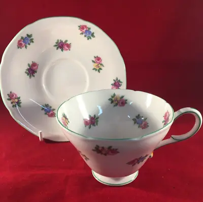 Buy Paragon Fine Bone China Floral Pattern Tea Cup & Saucer Duo • 14.99£