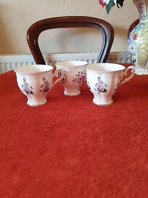 Buy Three Crown Staffordshire Cups Floral Pattern • 13£