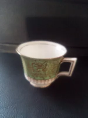 Buy George Jones China Antique Coffee Cup, Green Design 27471 1891-1921 • 5£