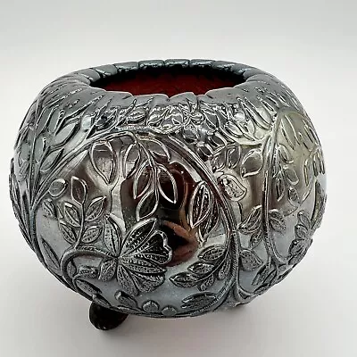 Buy Vintage Amethyst Carnival Glass Louisa Footed Rose Bowl Vase Westmorelad • 43.37£