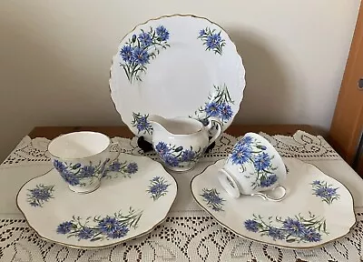 Buy Vintage Royal Vale Bone China Tennis/snack Set For Two • 16.50£