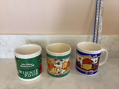 Buy 3x Disney Mugs Winnie The Pooh Mugs Staffordshire, Kilncraft Tableware • 15.45£