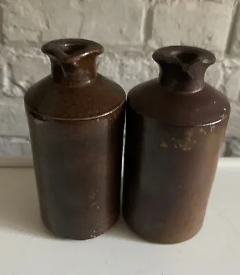 Buy Vintage Watt & Lovett Langley Mill Ink Jars X 2 Pottery • 8£