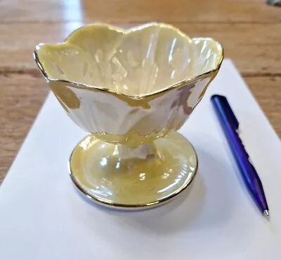 Buy Maling Pottery Yellow Lustreware Harlequin Sundae Dish Bowl Rare Freepost  • 12.29£