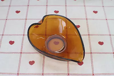 Buy Vintage Sowerby Hand Folded Sweets Dish In Heart Shape • 10£