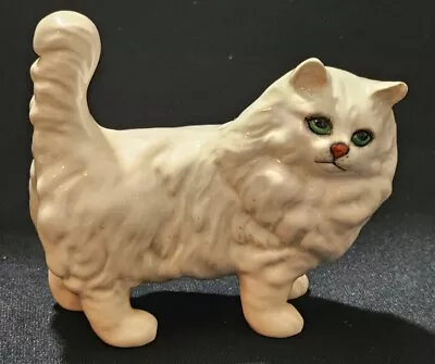Buy A Vintage Beswick Pottery Cat Ornament In White • 14.99£