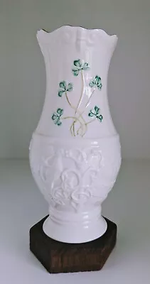 Buy Belleek Glendalough Fine Pottery Vase Pre Loved Pristine No Box • 5£