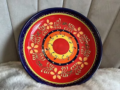 Buy Del Rio Salado Round Dish Serving Bowl Spanish Handmade Ceramic Pottery • 25£