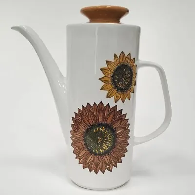 Buy Vintage Coffee Pot By J & G Meakin Studio Retro 1960'S Floral Design (24cm Tall) • 9.99£