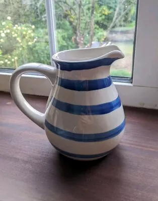 Buy Trade Winds Table Ware Blue & White Cornish Sytle Large Jug Pitcher 18cm Tall  • 12.95£