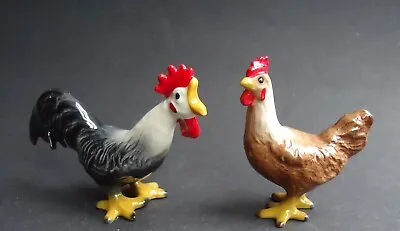Buy *Hagen Renaker Miniature Ceramic Bird Figures Leghorn Cockerel And Hen • 13£