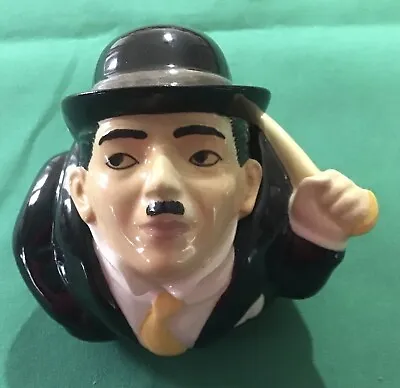 Buy Kevin Francis Face Pot Charlie Chaplin A Day Without Laughter Is A Day Wasted • 10£