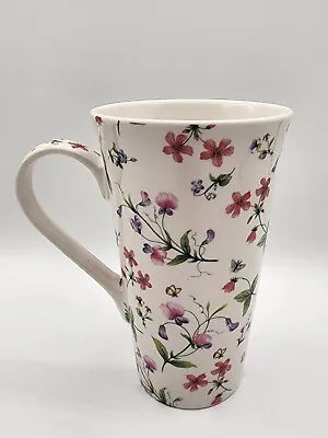 Buy Kent Pottery Mug Tall 6.5  Delicate Floral Cottage Wildflower Garden Flowers • 13.46£