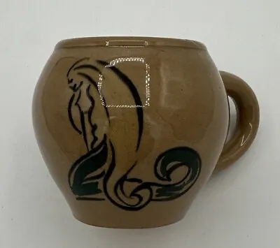 Buy Studio Art Pottery Stoneware Mug Mermaid. Virgo, ￼Handmade Unsigned • 25.99£