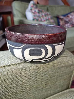 Buy Judy Cranmer First Nations Pottery Bowl Canadian 1970s • 20£