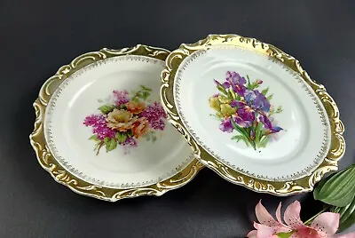 Buy Vintage - 3 Crown China - Germany - Salad Plates -  Pair • 75.72£